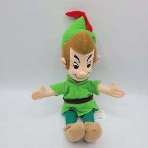 Vintage Disney Store Peter Pan 10” Bean Bag Plush Boy Stuffed Animal Toy